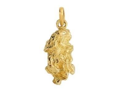 Pendentif Pépite d'Or Jaune 375 Lucas Lucor XP1573 - Réf. XP1573