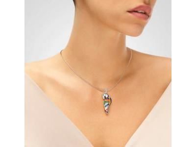 Pendentif Perroquet Lovebird Argent Una Storia BQ121212 - Réf. BQ121212