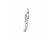 Pendentif Plongeur Or Gris 750 Massif Lucas Lucor - P698-G - Réf. P698-G