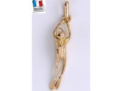 Pendentif Plongeur Or Jaune 750 Massif Lucas Lucor - P698 - Réf. P698