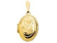 Pendentif Porte-Photo Ovale Or Jaune 750 - 20239 - Réf. 20239