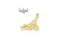 Pendentif Sicile Or Jaune 750 - 17-SICIL - Réf. 17-SICIL