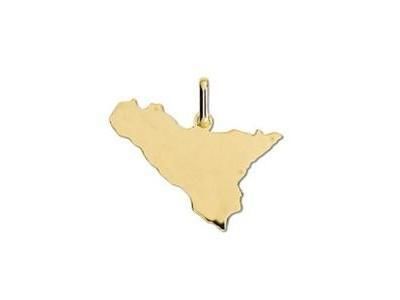 Pendentif Sicile Or Jaune 750 - P1338 - Réf. P1338