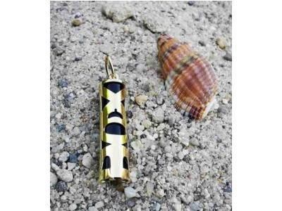 Pendentif Tiki Fidélité Onyx 21 mm Or Jaune 750 - Réf. P21FID