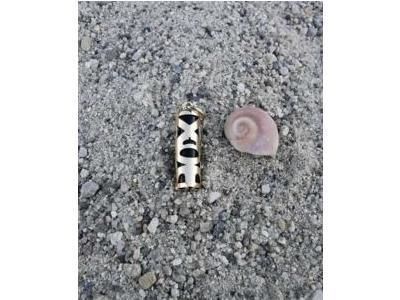 Pendentif Tiki Fidélité Onyx Véritable 12 MM Or Jaune 750/1000 - P12FID - Réf. P12FID