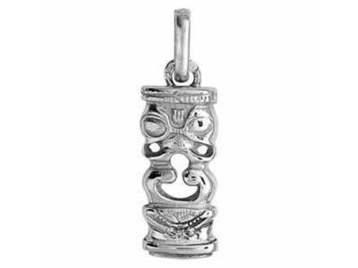 Pendentif Tiki Or Jaune 750 Tendresse 14 mm - P854 - Réf. P854
