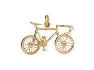 Pendentif Vélo Route Or Jaune 375 Lucas Lucor XP1848 - Réf. XP1848