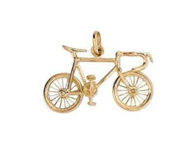 Pendentif Vélo Route Or Jaune 375 Lucas Lucor XP1848 - Réf. XP1848