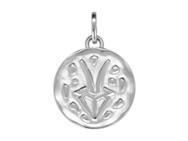 Pendentif Zodiaque Capricorne Argent Poli Satiné 336290.10 - Réf. 336290.10