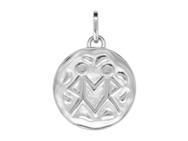 Pendentif Zodiaque Gémeaux Argent Poli/Satin 336290.3 - Réf. 336290.3