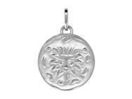 Pendentif Zodiaque Lion Argent Poli/Satiné 336290.5 - Réf. 336290.5