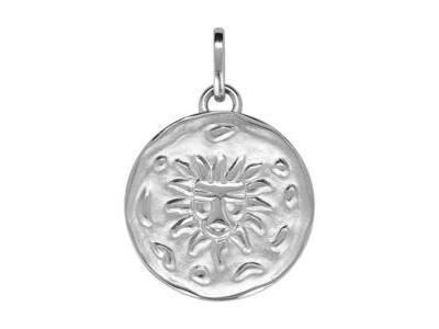 Pendentif Zodiaque Lion Argent Poli/Satiné 336290.5 - Réf. 336290.5