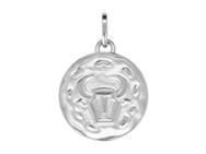 Pendentif Zodiaque Taureau Argent Poli/Satiné 336290.2 - Réf. 336290.2