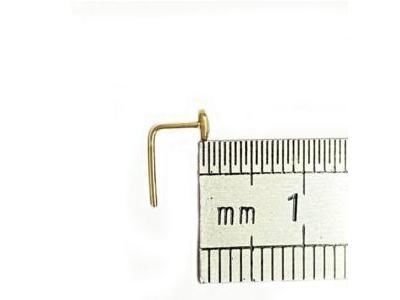 Piercing Boucle De Nez Grain De Café Or Jaune 750 - 321072 - Réf. 321072