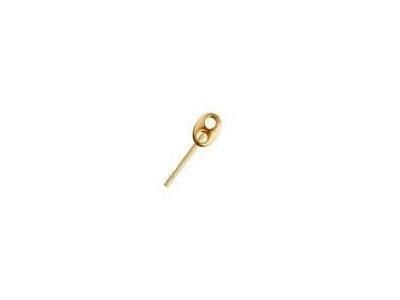 Piercing Boucle De Nez Grain De Café Or Jaune 750 - 321072 - Réf. 321072