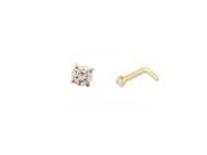 Piercing Boucle De Nez Or Jaune 375 Zirconium - N5992 - Réf. N5992