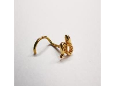 Piercing Boucle De Nez Serpent Or Jaune 750 - 321048 - Réf. 321048