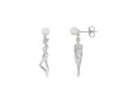 POEMA - Boucles d’Oreilles Jourdan Argent 925 Perle Zirconium - AJF280024E - Réf. AJF280024E