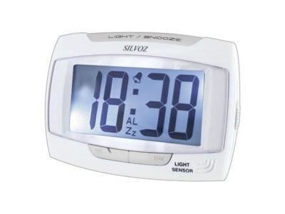 Réveil Digital Blanc Alarme Lumineux R162L00 - Réf. R162L00