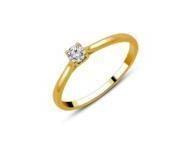 Solitaire Diamant 0.15 Carat Or Jaune 750 - CR48164D - Réf. CR48164D