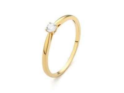 Solitaire Diamant 0.20 carat Or Jaune 750 - RB708 - Réf. RB708FMGYNY