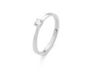 Solitaire Diamant 0.30 Carat HSI Or Gris 750 - RE263 - Réf. RE263FMPWAL12