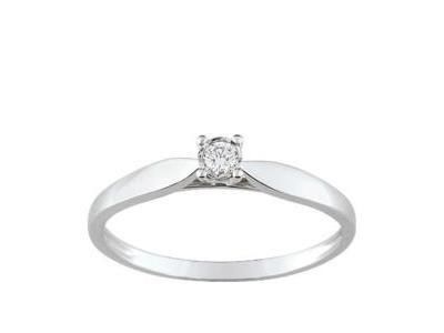 Solitaire Diamant Pastillé Or Gris 375 - 09ZQ59GB4 - Réf. 09ZQ59GB4