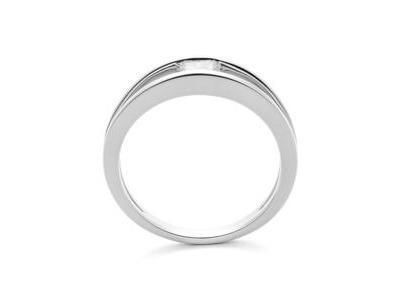 Solitaire Diamant Princesse 0.25 Carat Or Gris 750 R8123 - Réf. R8123FMPWAY