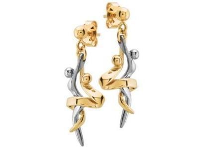 TANGO - Boucles d'Oreilles Danseurs Jourdan Argent Vermeil - JS 653 - Réf. JS 653