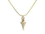 TANGO - Collier Danseur Argent Bicolore Jourdan - BR 324 - Réf. BR 324