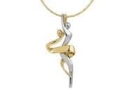 TANGO - Collier Danseurs Jourdan Argent Bicolore - JS 652 - Réf. JS 652