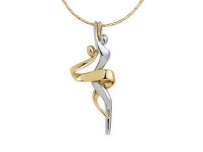 TANGO - Collier Danseurs Jourdan Argent Bicolore - JS 652 - Réf. JS 652